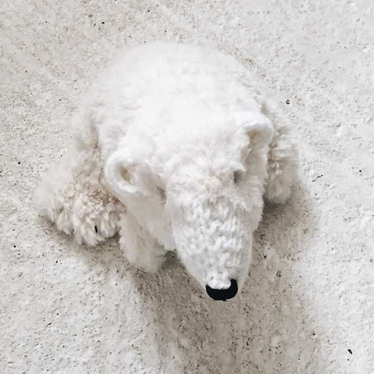 Polar bear knitting pattern