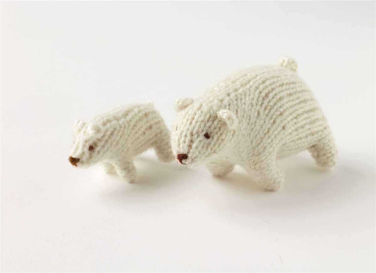 Polar bear knitting pattern