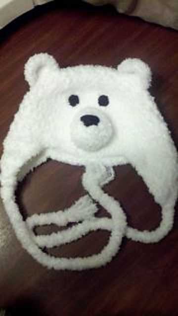 Polar bear hat knitting pattern free