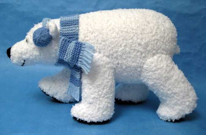 Polar bear hat knitting pattern free