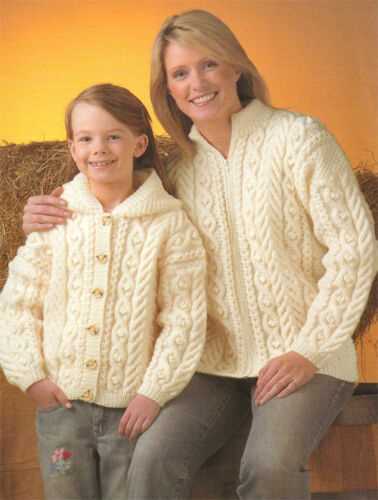 Hooded jacket knitting pattern