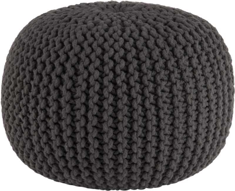 Pouf ottoman knitting pattern