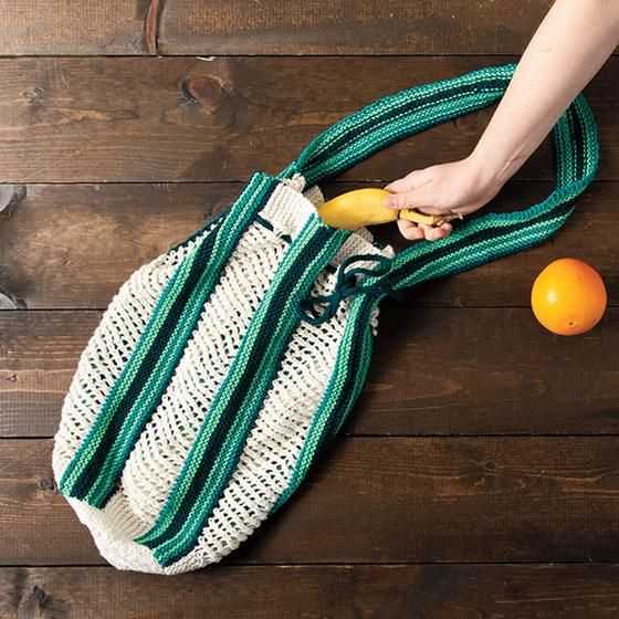 Knit market bag pattern free