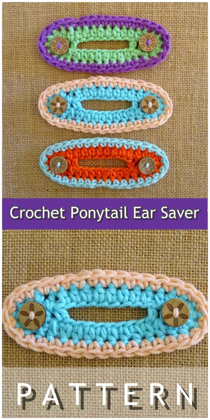 Knit ear savers pattern