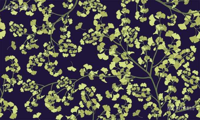 Ginkgo leaf knitting pattern