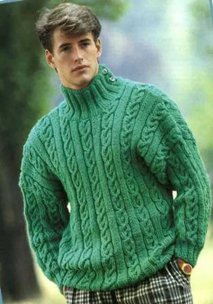 Knitting pattern for mens jumper