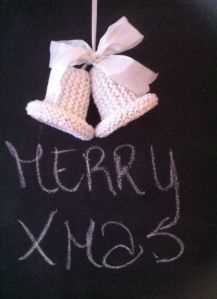 Christmas bell knitting pattern