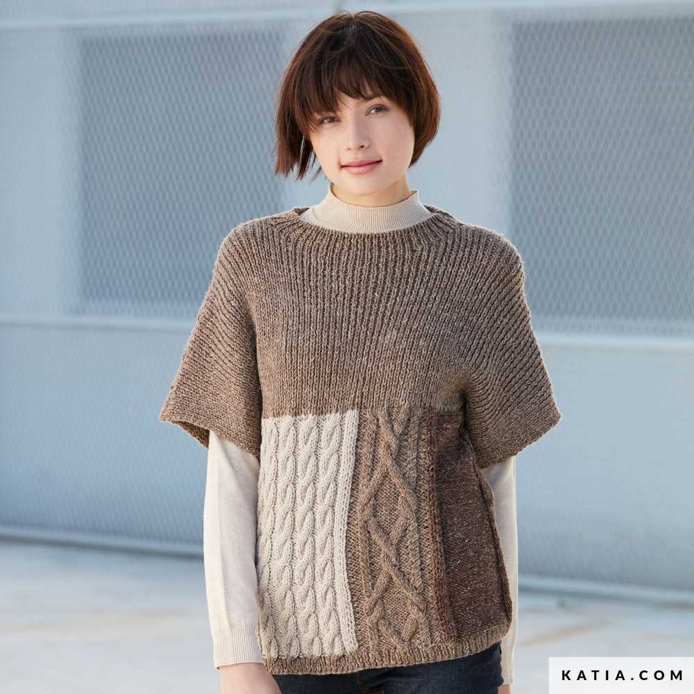 Pullover vest knitting pattern