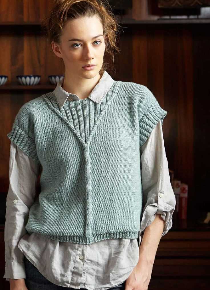 Pullover vest knitting pattern