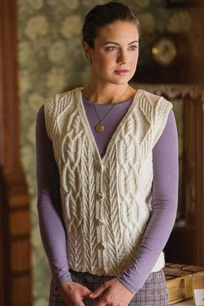 Pullover vest knitting pattern