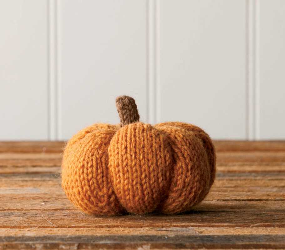 Pumpkin knit pattern