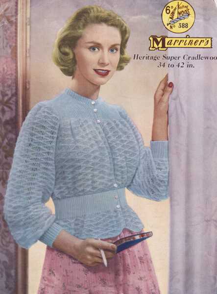 Purple kitty vintage knitting patterns