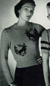 Purple kitty vintage knitting patterns