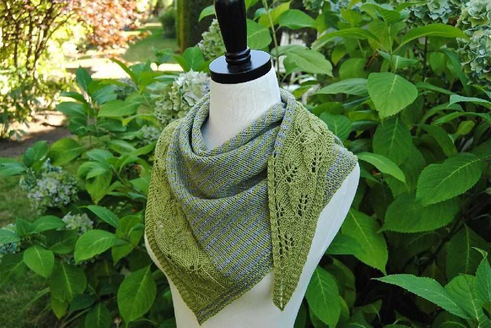 Birch shawl knitting pattern