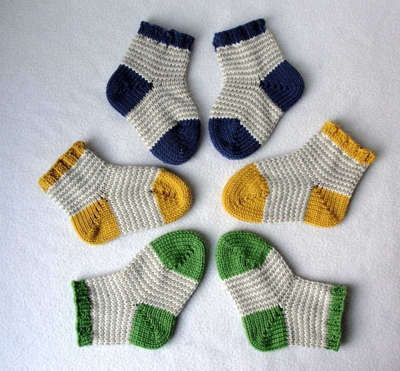 Knit Adorable Socks for Your Little One - A Unique Baby Sock Pattern Baby sock knit pattern