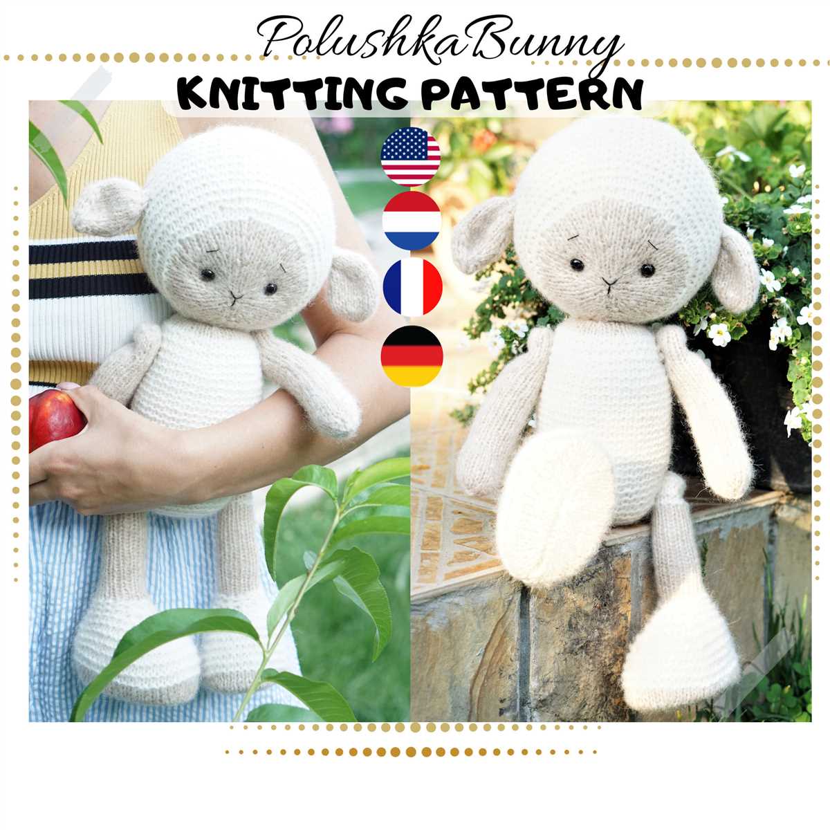 Lionel lamb knitting pattern