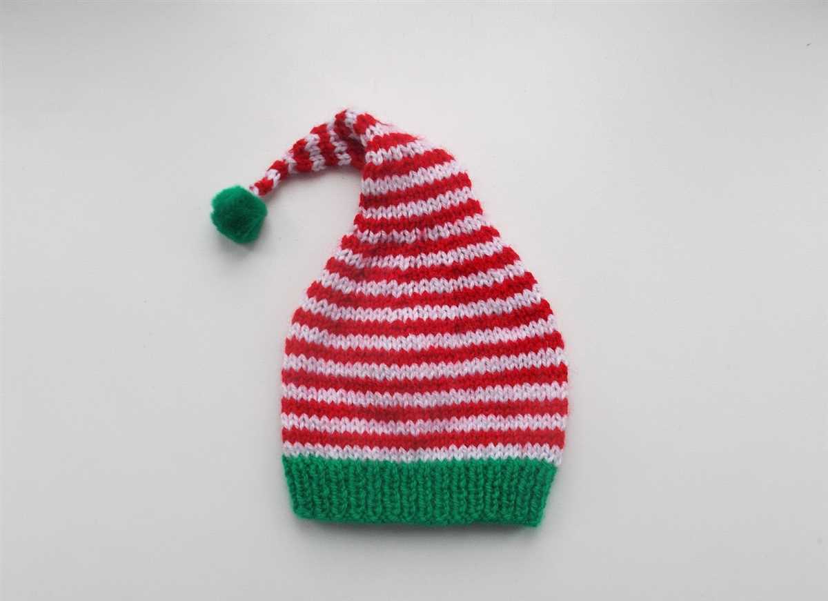 Christmas elf hat knitting pattern