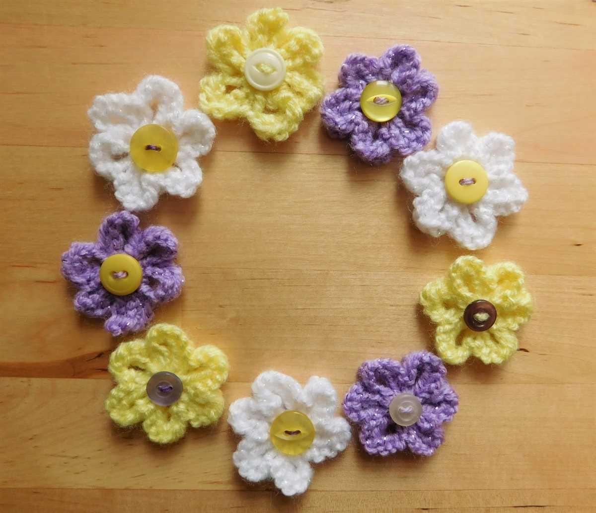Free knitted flower patterns