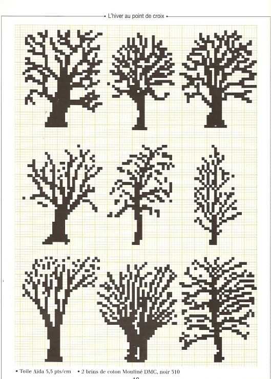 Tree knitting pattern free