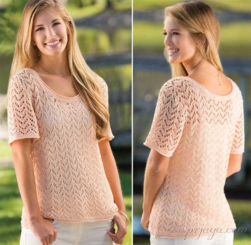 One shoulder top knitting pattern