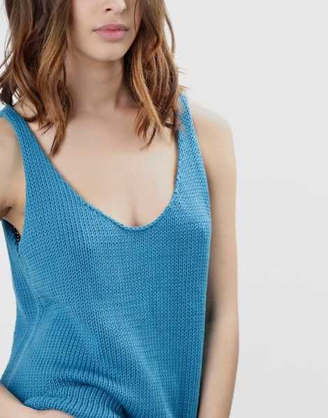 V neck tank top knitting pattern free