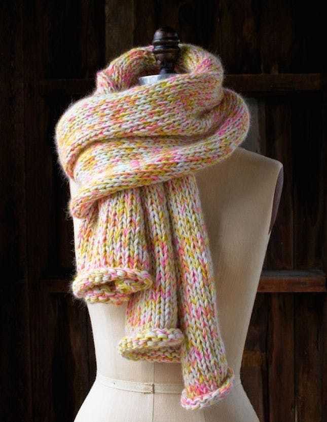 Knitting scarf patterns for beginners