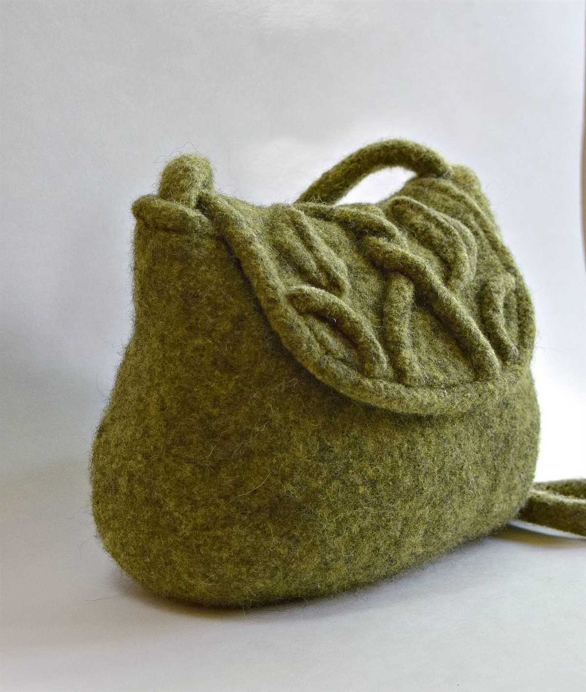 Knitting patterns for felted handbags