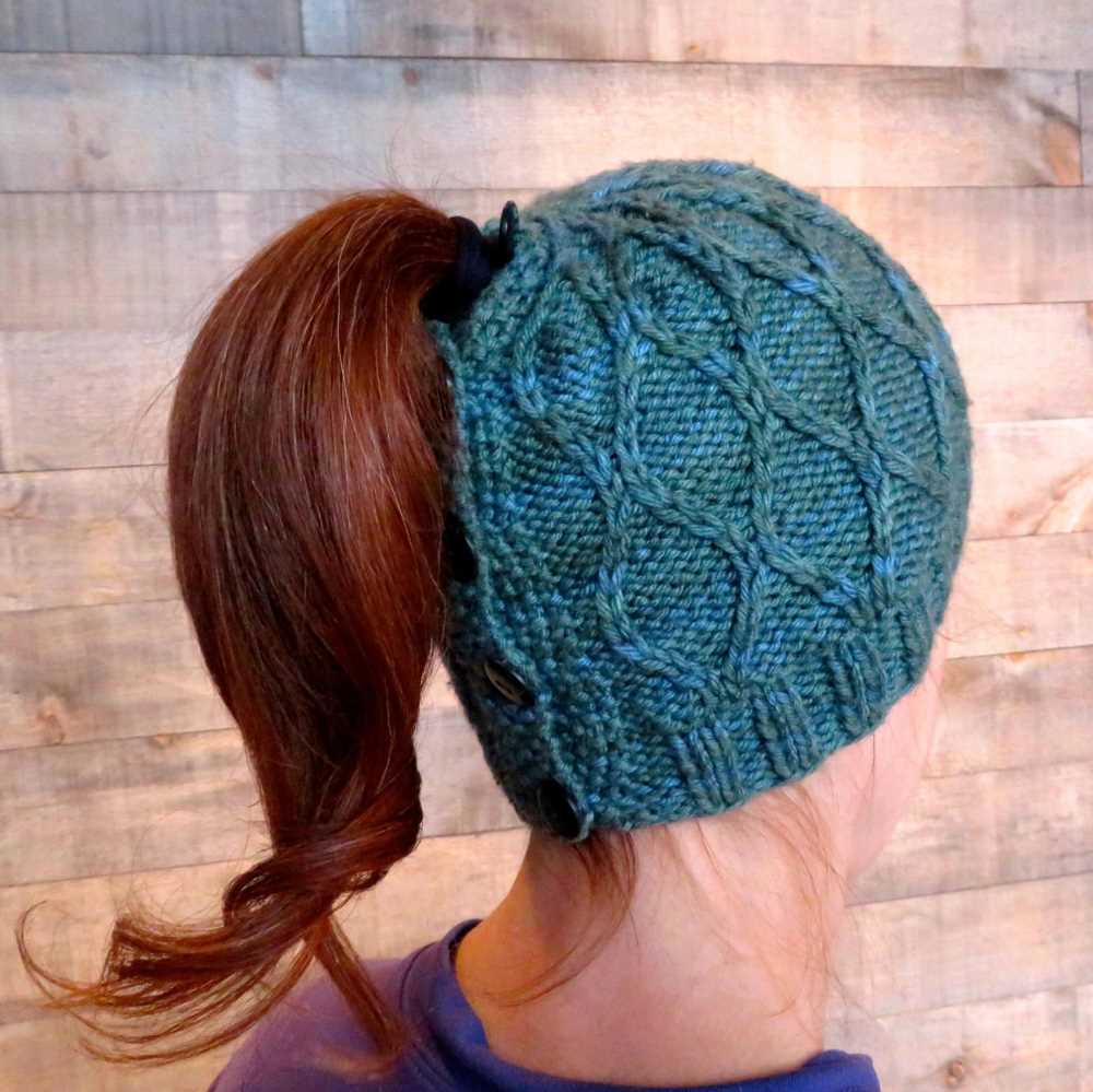 Bun beanie knitting pattern free