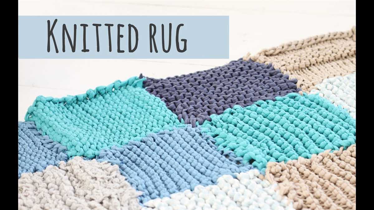 Rug knitting patterns free