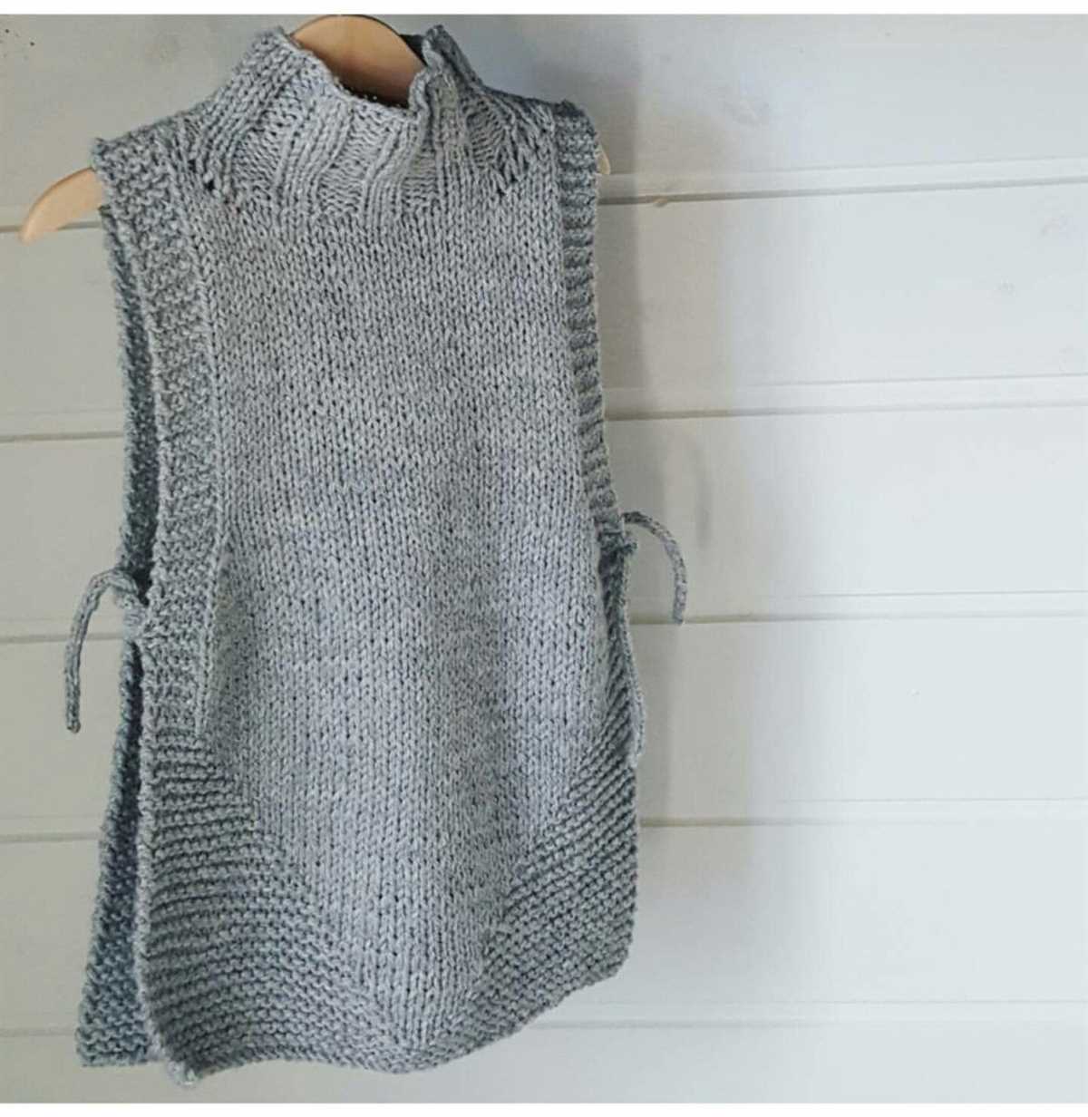 Simple knit vest pattern free