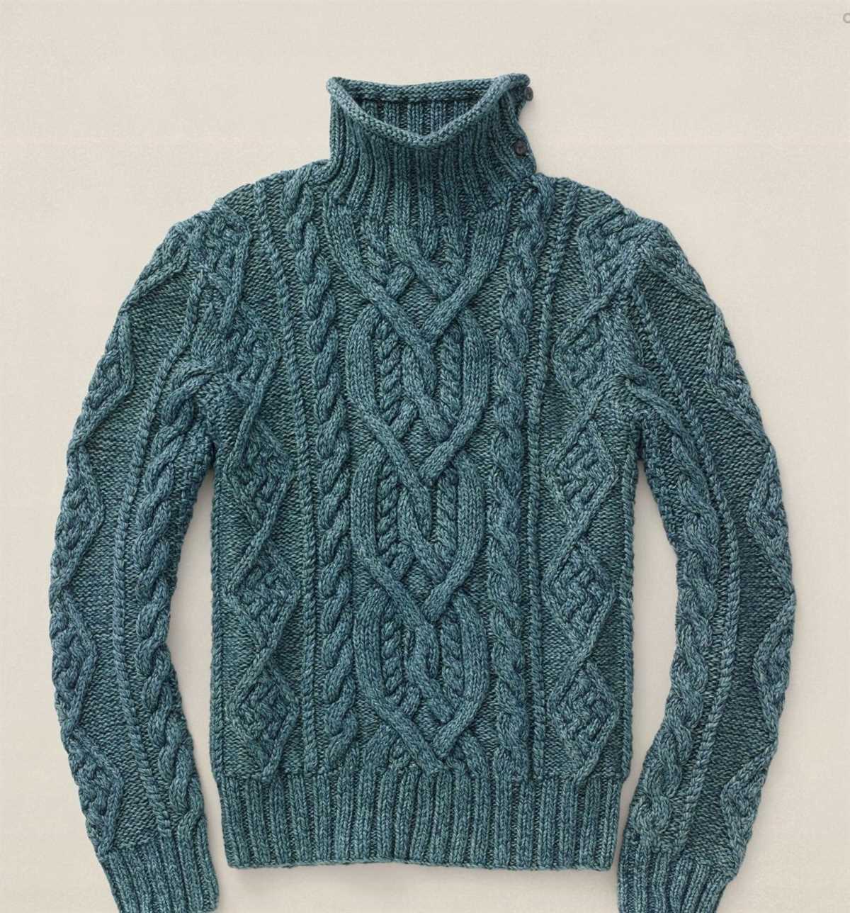 Mens knit sweater pattern