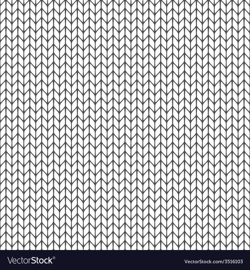 Vector knit pattern