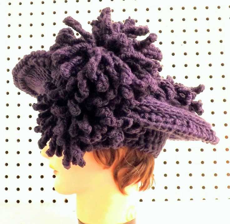 Floppy brim hat knitting pattern