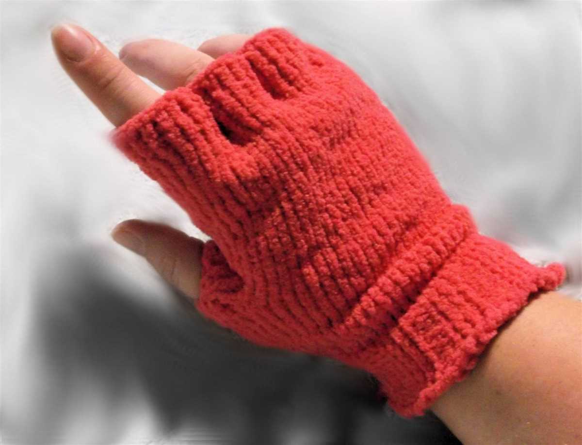 Easy glove knitting pattern