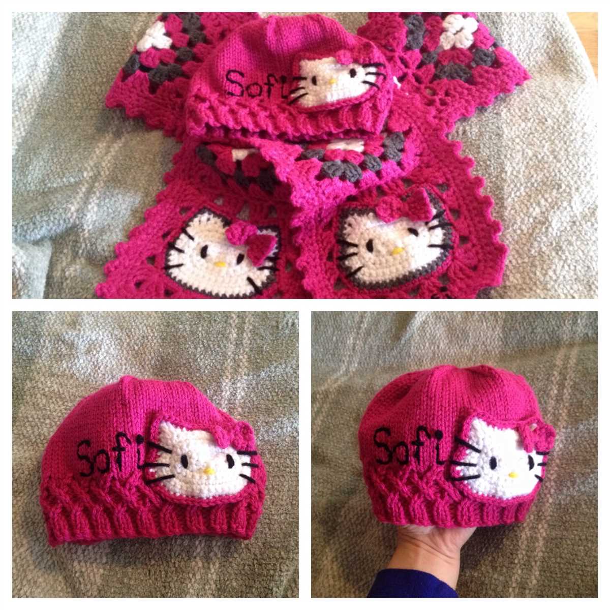 Hello kitty hat knitting pattern free