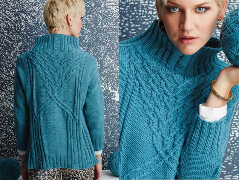 Sweater coat knitting pattern