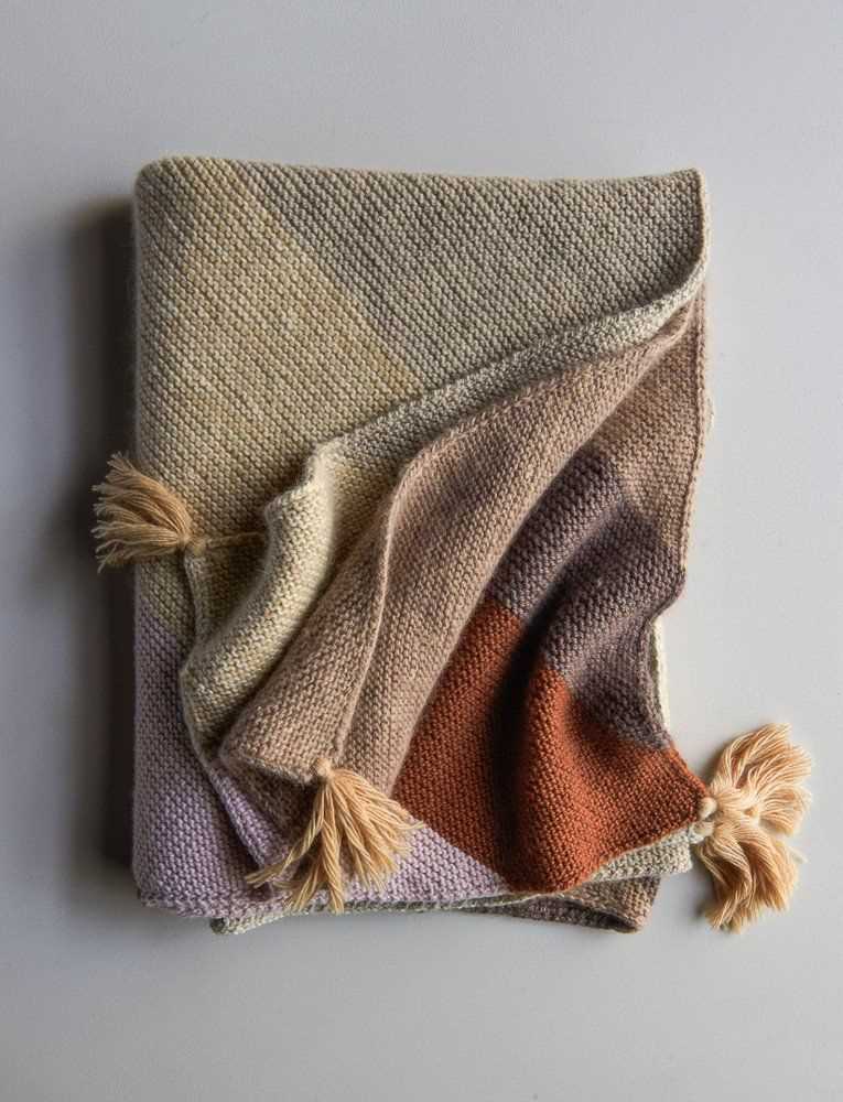 Knit purl patterns for blanket