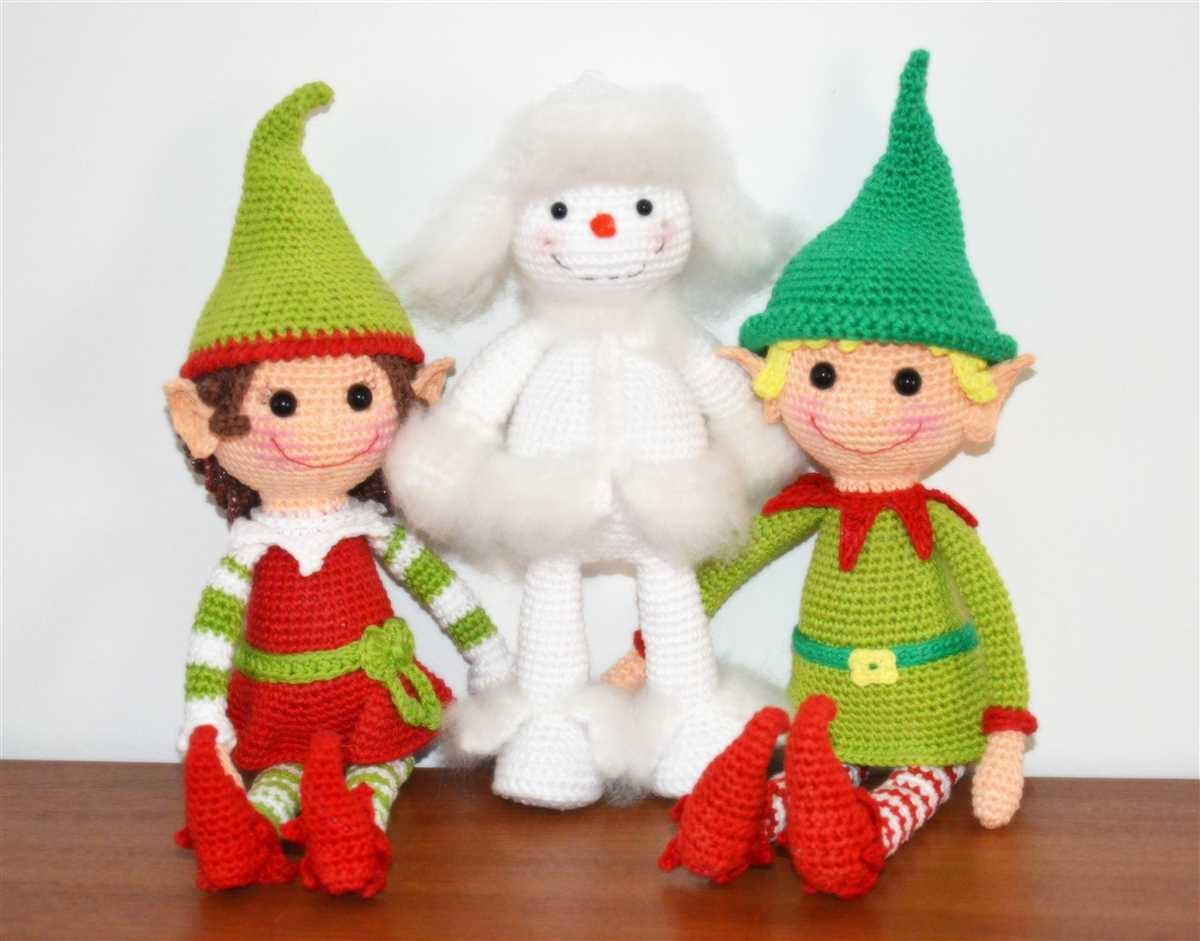 Knitted christmas elf pattern free