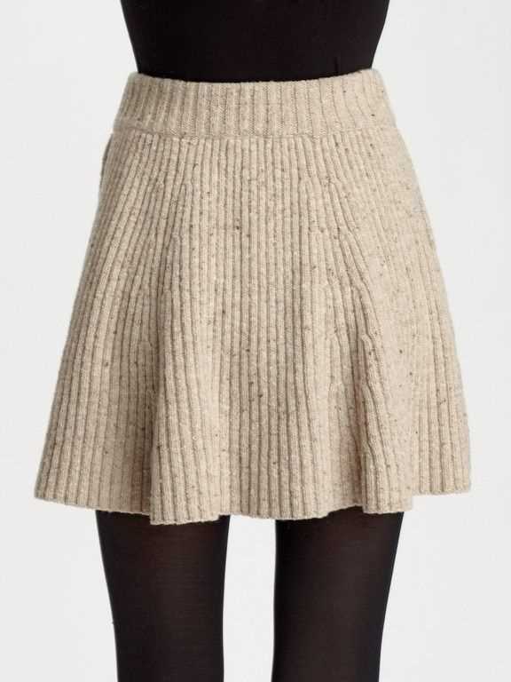 Cable knit skirt pattern