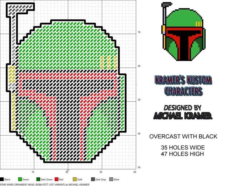 Boba fett knit hat pattern