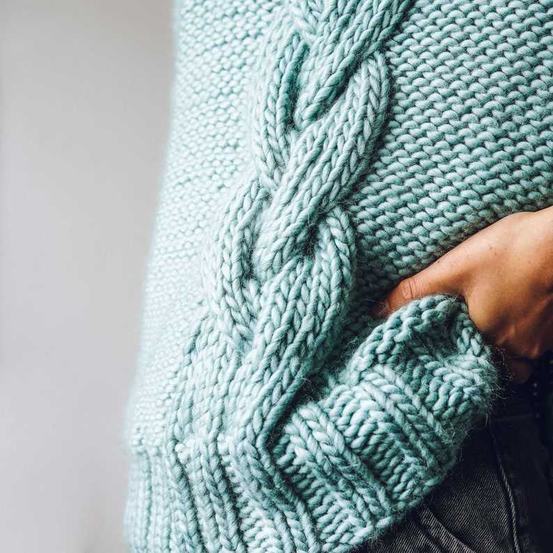 Cable knit jumper pattern