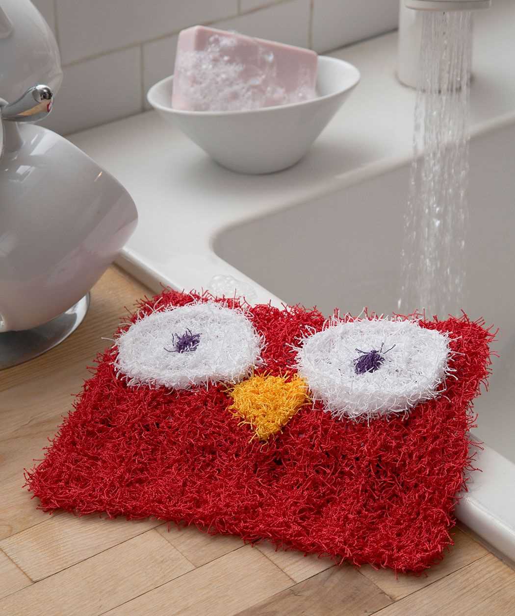 Red heart scrubby knit dishcloth pattern