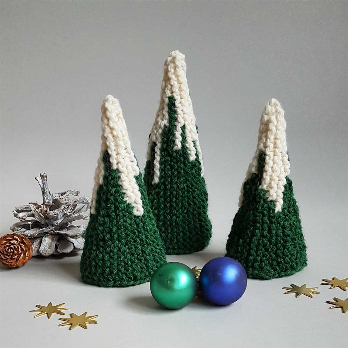 Knitted christmas tree pattern free