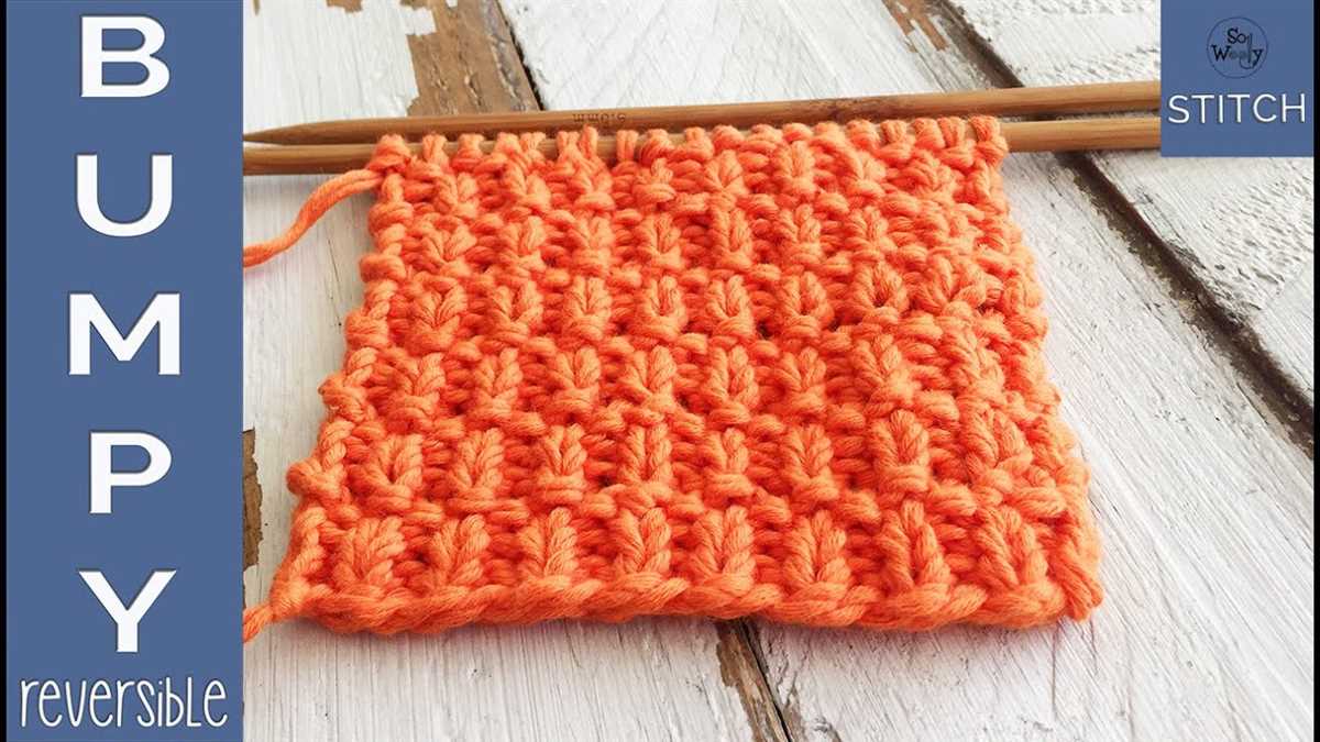 Reversible knitting patterns for blankets
