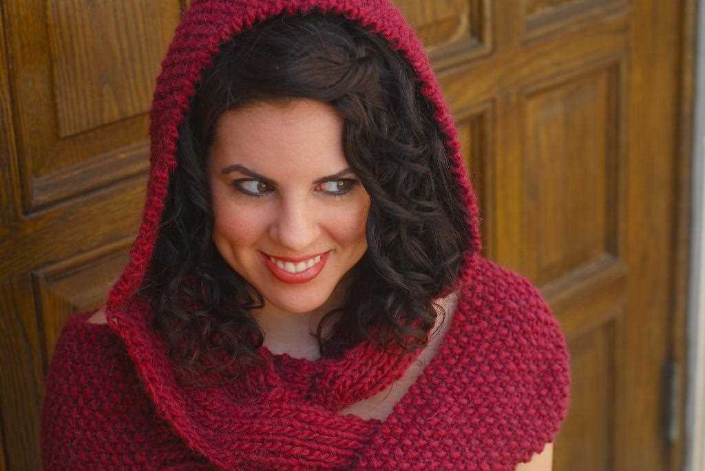Reversible lace scarf knitting pattern