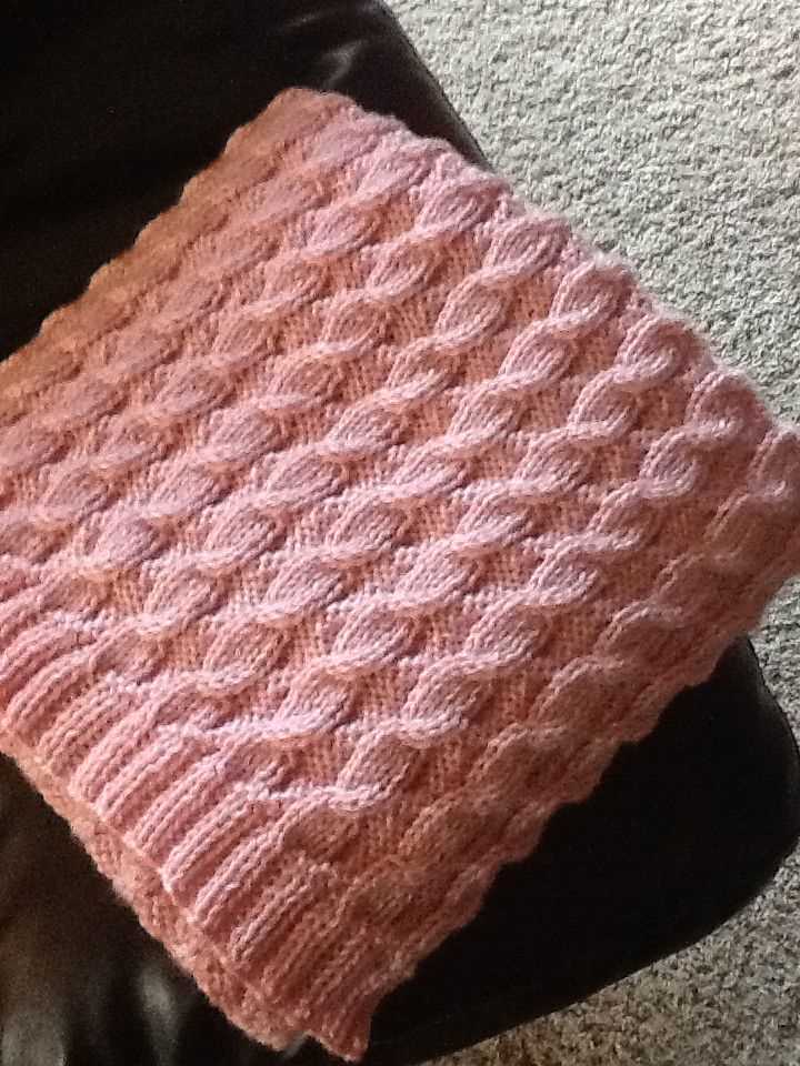 Reversible knitting patterns for blankets