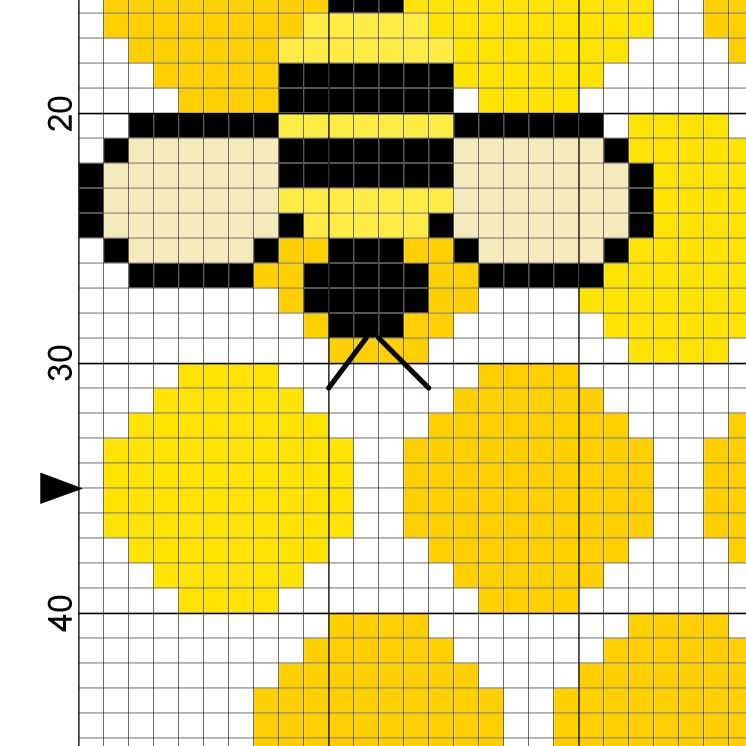Honey bee knitting pattern