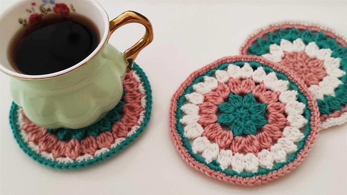 Knitted coaster patterns