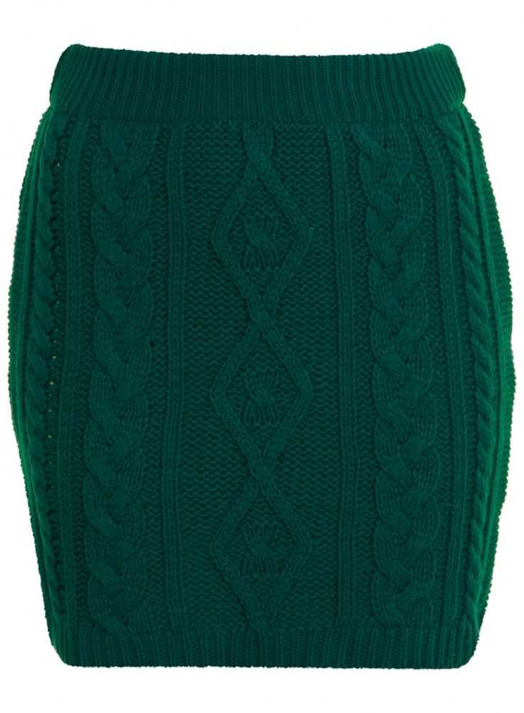 Cable knit skirt pattern