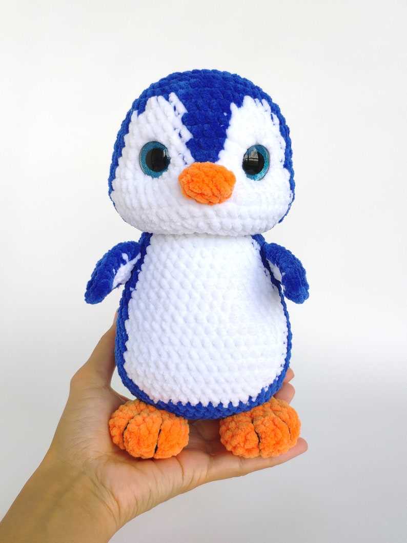 Knitted penguin toy pattern free